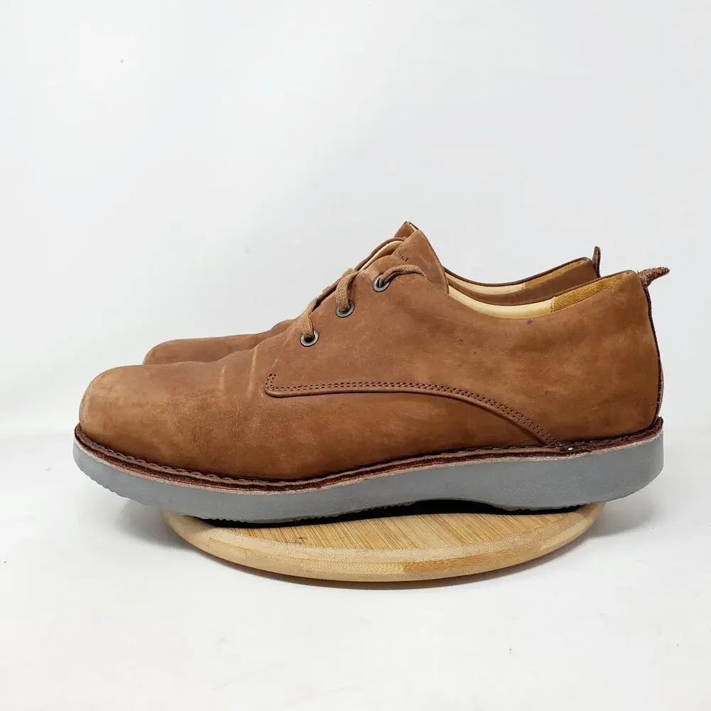 Samuel Hubbard Free Shoes Mens 11.5 W Brown‎ Leather Oxford Comfort Vibram